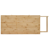 Produktbild för Köksvagn med hjul Naturfärg 90,5 x 36 x 86,5 cm Bambus