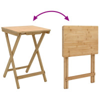 Produktbild för Köksbord Naturfärg 40 x 30 x 53,5 cm Bambus