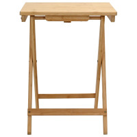 Produktbild för Köksbord Naturfärg 40 x 30 x 53,5 cm Bambus