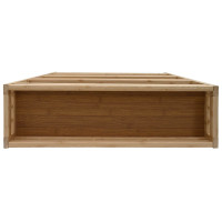 Produktbild för Köksvagn med hjul Naturfärg 60 x 18 x 97 cm Bambus