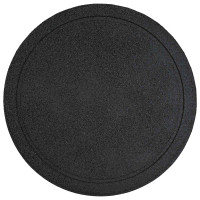 Produktbild för Stepping Stone 6 pcs Svart Ø 44 x 2 cm Gummi