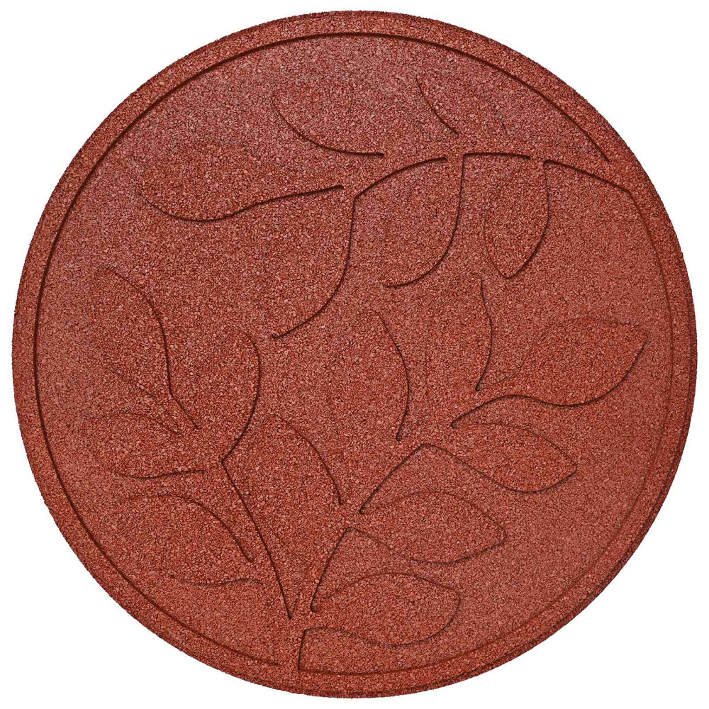 Produktbild för Stepping Stone 6 pcs Röd Ø 44 x 2 cm Gummi