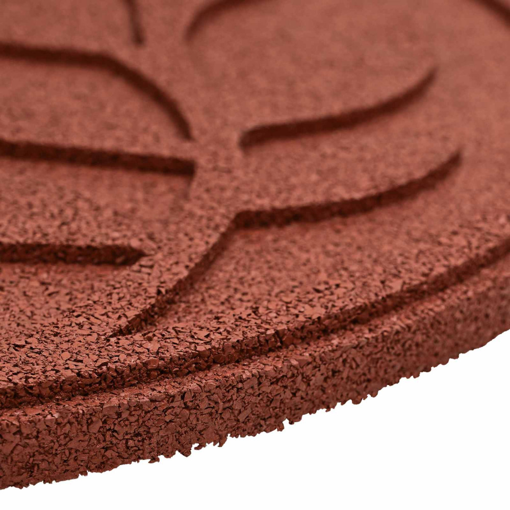 Produktbild för Stepping Stone 6 pcs Röd Ø 44 x 2 cm Gummi