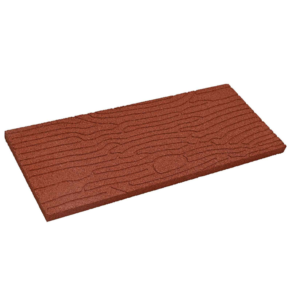 Produktbild för Stepping Stone 6 pcs Röd 60,5 x 25 x 2 cm Gummi