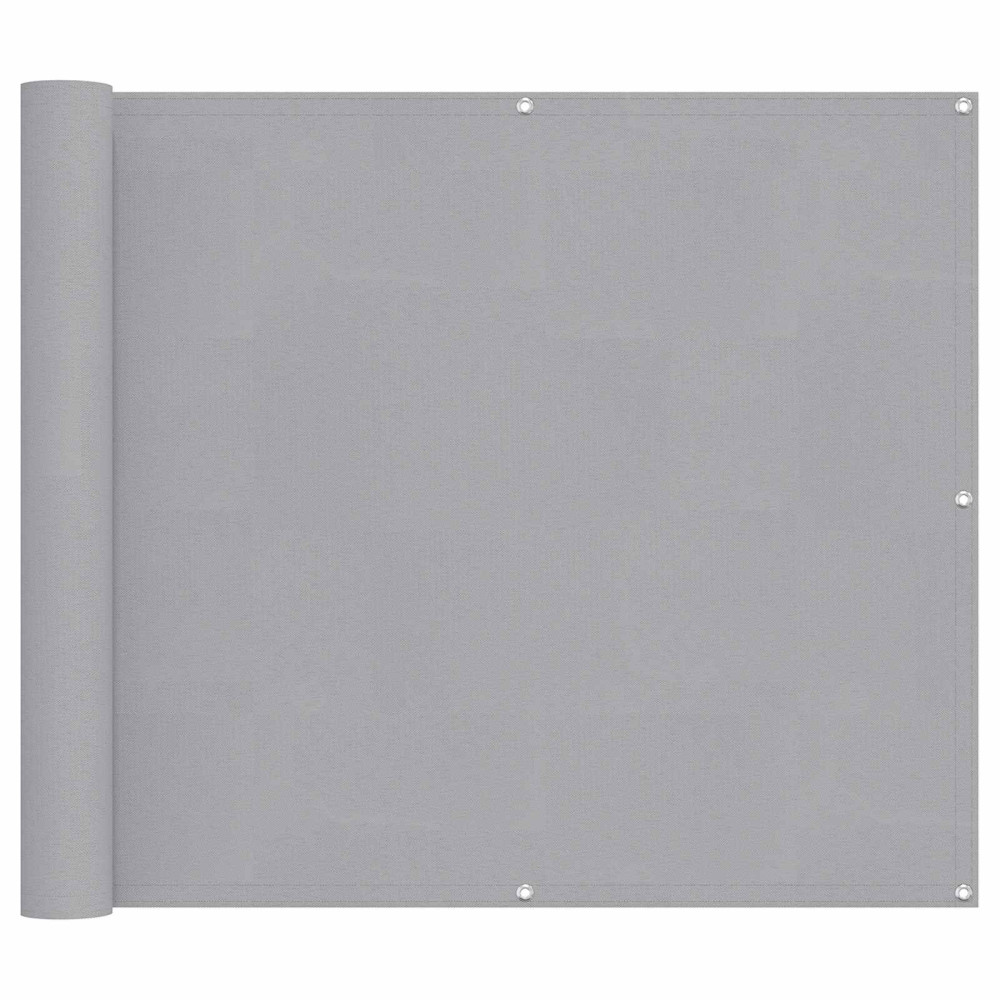 Produktbild för Balkong Skärm Ljusgrå 100 x 300 cm Oxford Tyg