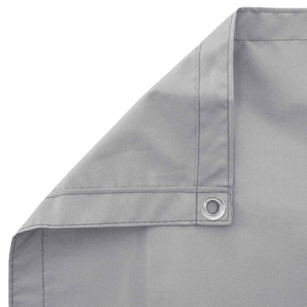 Produktbild för Balkong Skärm Ljusgrå 100 x 400 cm Oxford Tyg