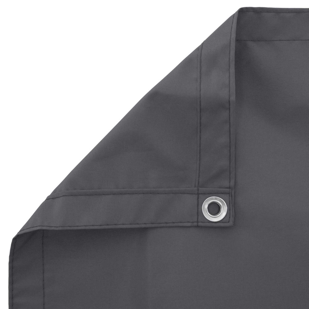 Produktbild för Balkong Skärm Antracit 75 x 200 cm PU-belagt oxford alu