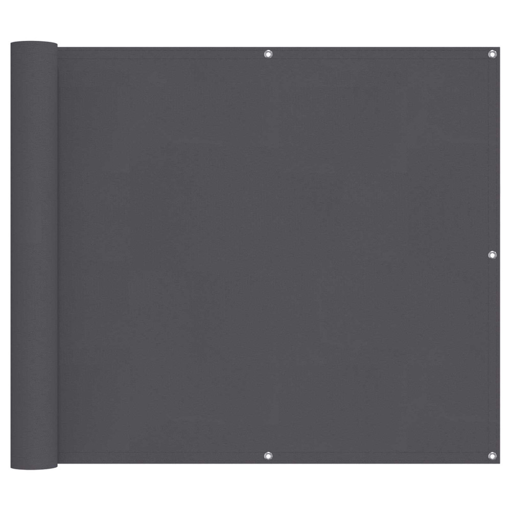 Produktbild för Balkong Skärm Antracit 100 x 500 cm Oxford Tyg