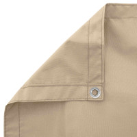 Produktbild för Balkong Skärm Beige 75 x 200 cm PU-belagt oxford alu