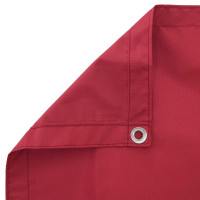 Produktbild för Balkong Skärm Röd 75 x 200 cm PU-belagt oxford alu