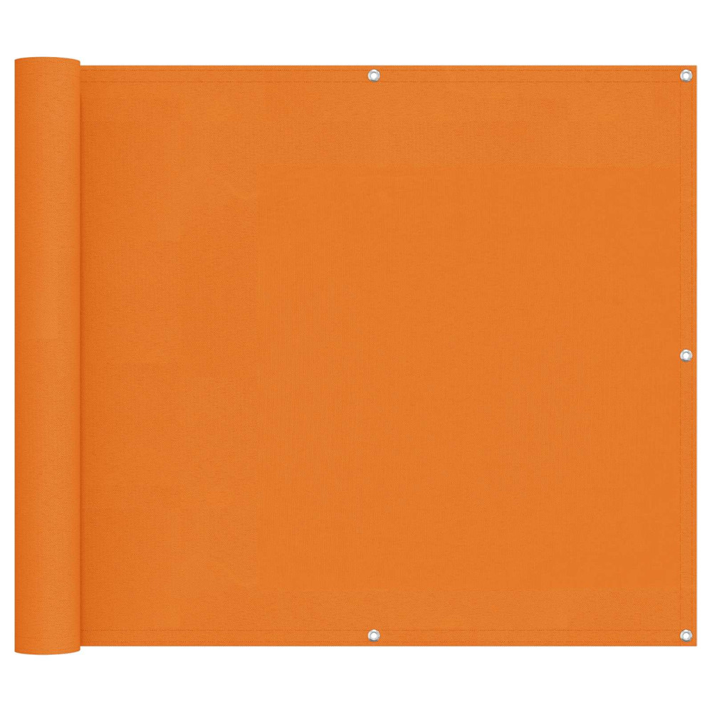 Produktbild för Balkong Skärm Orange 100 x 600 cm Oxford Tyg