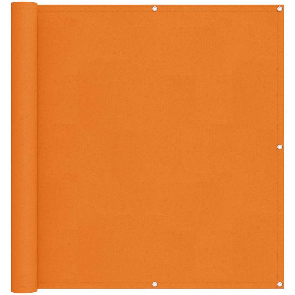 Produktbild för Balkong Skärm Orange 110 x 700 cm Oxford Tyg