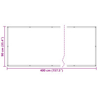 Produktbild för Balkong Skärm Vinröd 90 x 400 cm PU-belagt oxford alu
