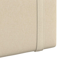 Produktbild för Hängande sänggavel Kräm Tyg