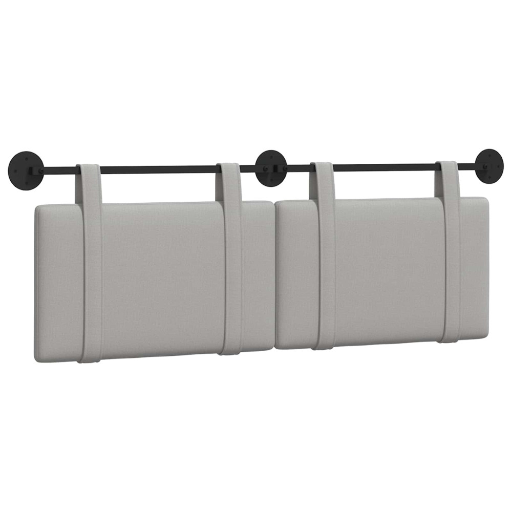 Produktbild för Hängande sänggavel Moln Grå Tyg