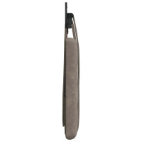 Produktbild för Hängande sänggavel Grå Antik PU