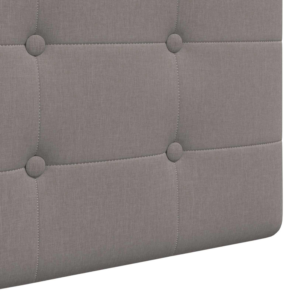 Produktbild för Hängande sänggavel Taupe Tyg