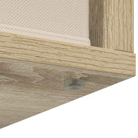 Produktbild för Lågskåp med låda Sonoma-ek 102 x 32 x 48,5 cm