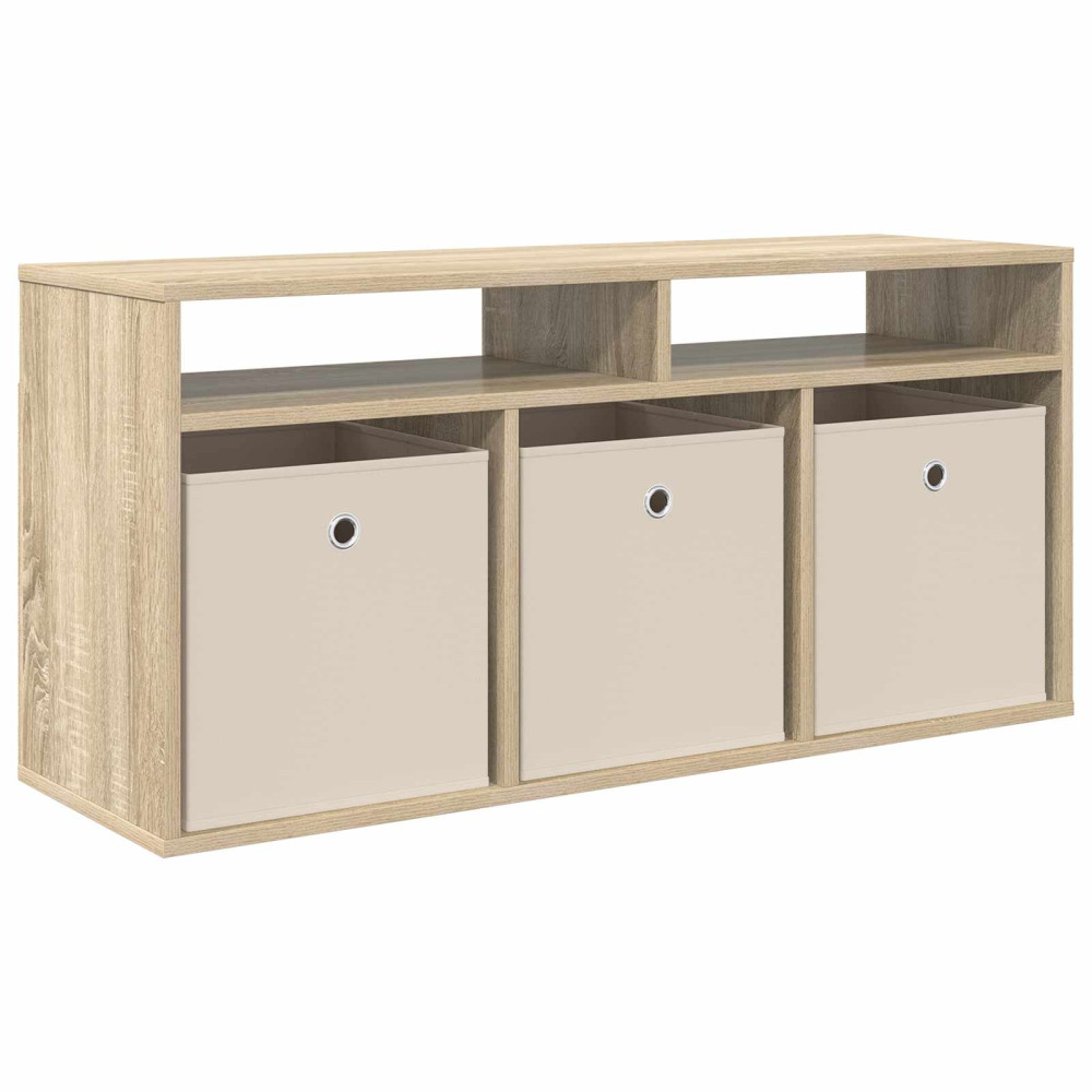 Produktbild för Lågskåp med låda Sonoma-ek 102 x 32 x 48,5 cm