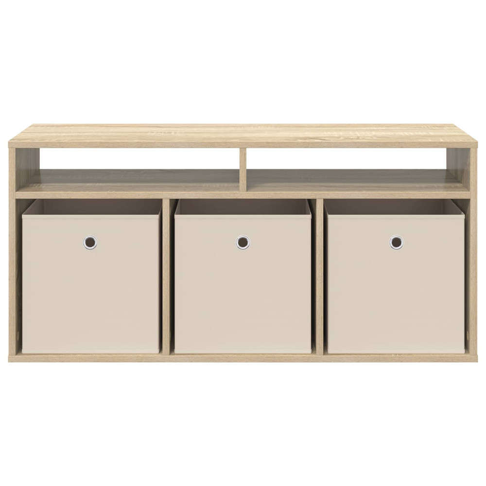 Produktbild för Lågskåp med låda Sonoma-ek 102 x 32 x 48,5 cm
