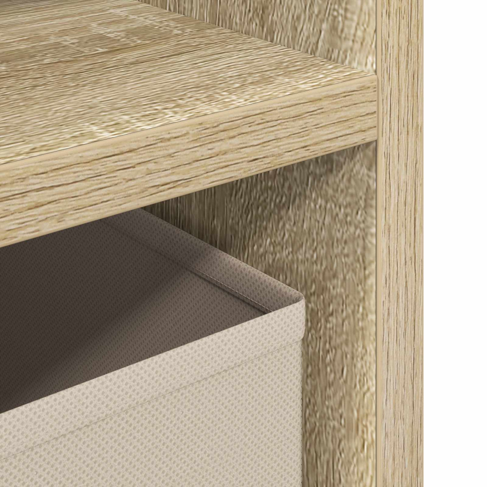 Produktbild för Lågskåp med låda Sonoma-ek 102 x 32 x 48,5 cm