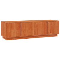 Produktbild för TV-skåp VaxBrun 140 x 40 x 40 cm Massivt furu