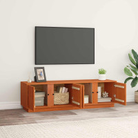 Produktbild för TV-skåp VaxBrun 140 x 40 x 40 cm Massivt furu