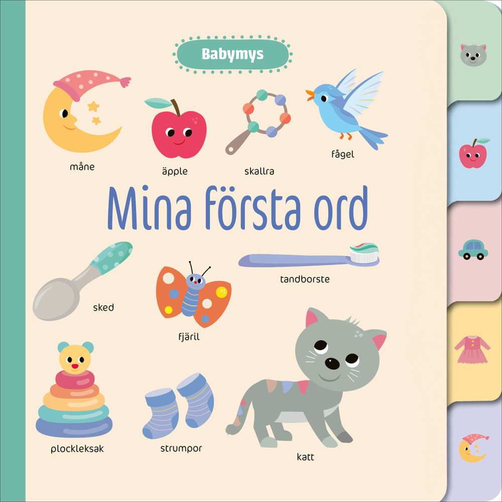 Produktbild för Babymys: mina första ord