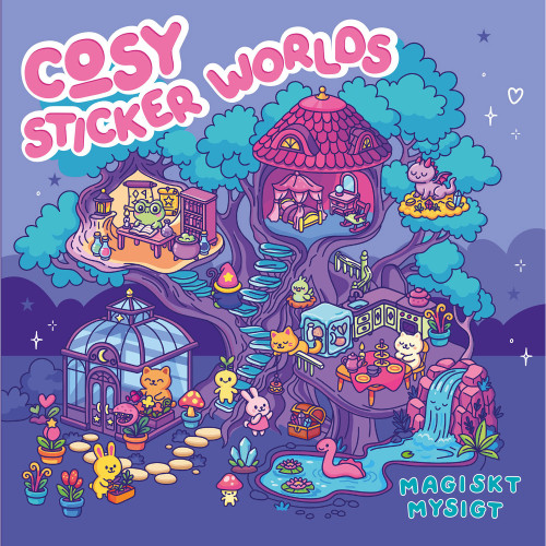 Tukan Förlag Cosy sticker worlds: magiskt mysigt