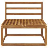 Produktbild för Utomhus Mellansoffa Naturfärg 79 x 83 x 73 cm