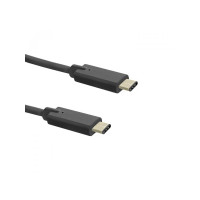 Produktbild för Qoltec - USB typ C-kabel - USB-C till USB-C - 1 m
