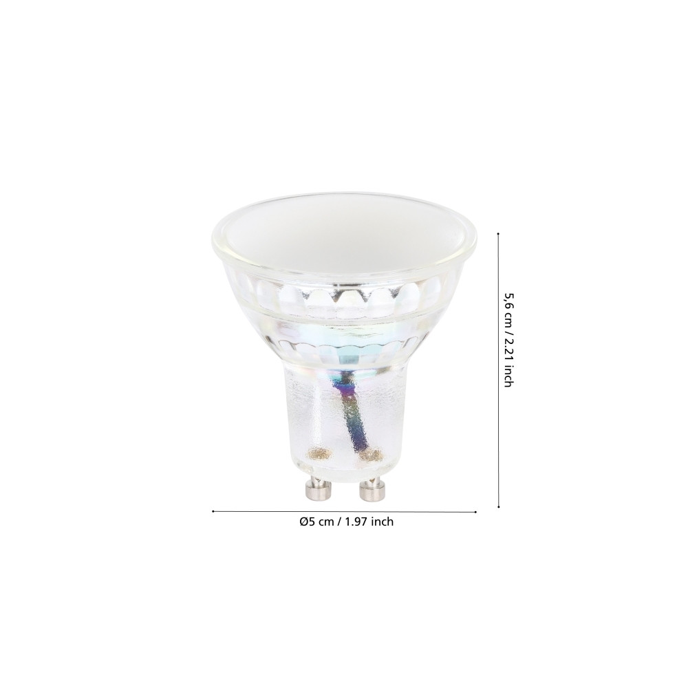 Produktbild för Eglo - LED-spotlight - GU10 - 5.8 W - neutralt vitt ljus - 4000 K