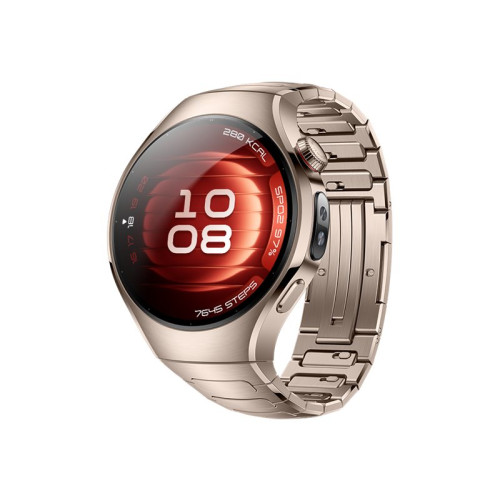 Huawei Huawei Watch 5 - 904L rostfritt stål - smart klocka med rem - sand gold - sandguld