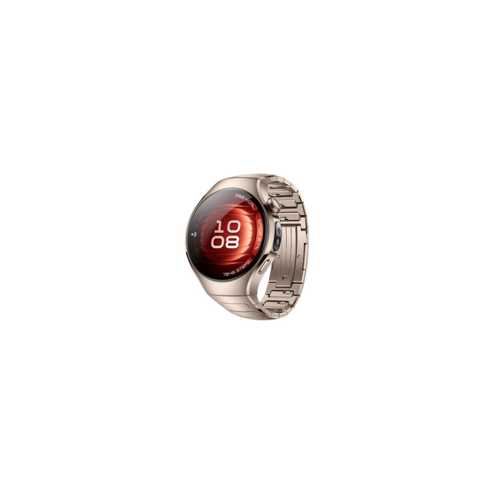 Produktbild för Huawei Watch 5 - 904L rostfritt stål - smart klocka med rem - sand gold - sandguld
