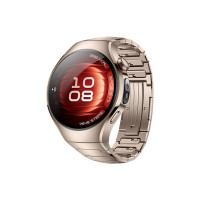 Produktbild för Huawei Watch 5 - 904L rostfritt stål - smart klocka med rem - sand gold - sandguld