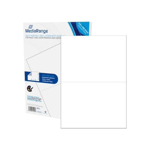 MediaRange MediaRange MRINK141, Vit, Permanent, 210 x 148.5, A4, Matte,...