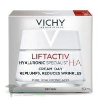 Produktbild för Vichy Liftactiv H.A. anti-rynkor fastgörande kräm torr hud 5...