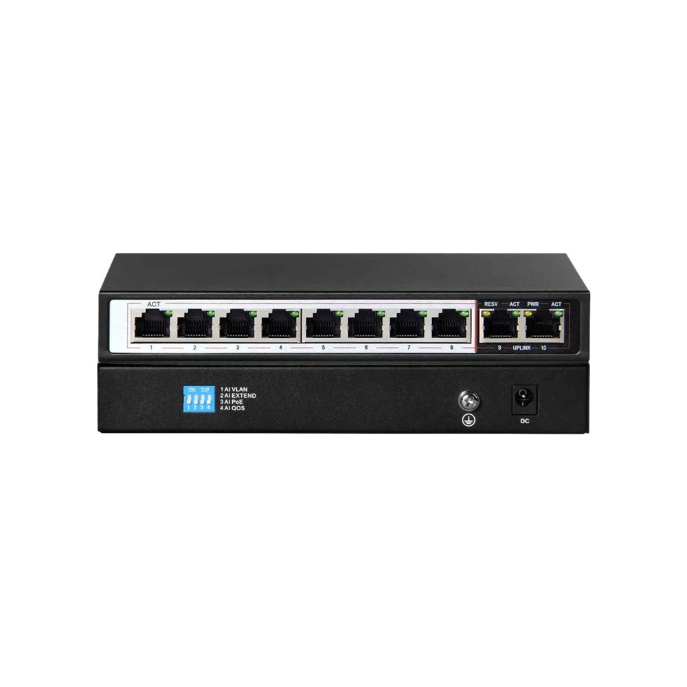 Produktbild för Extralink PERSES - switch - 10 portar - ohanterad