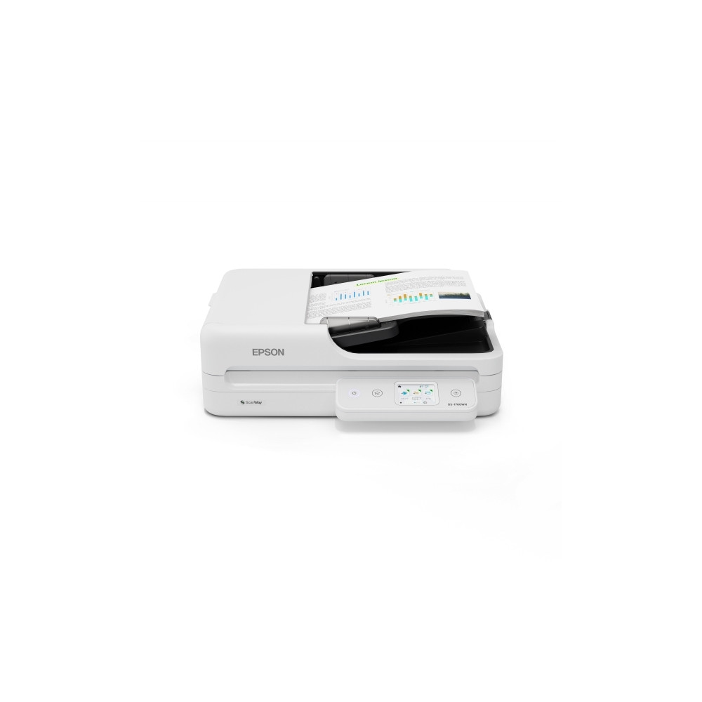 Produktbild för Epson WorkForce DS-1760WN - dokumentskanner - desktop - USB 2.0, Gigabit LAN, Wi-Fi