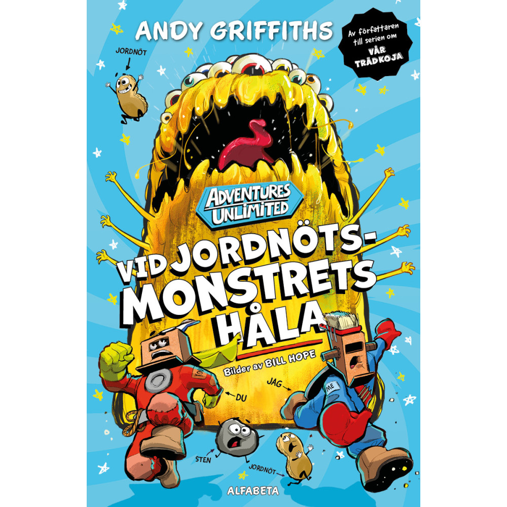 Produktbild för Vid jordnötsmonstrets håla (inbunden)