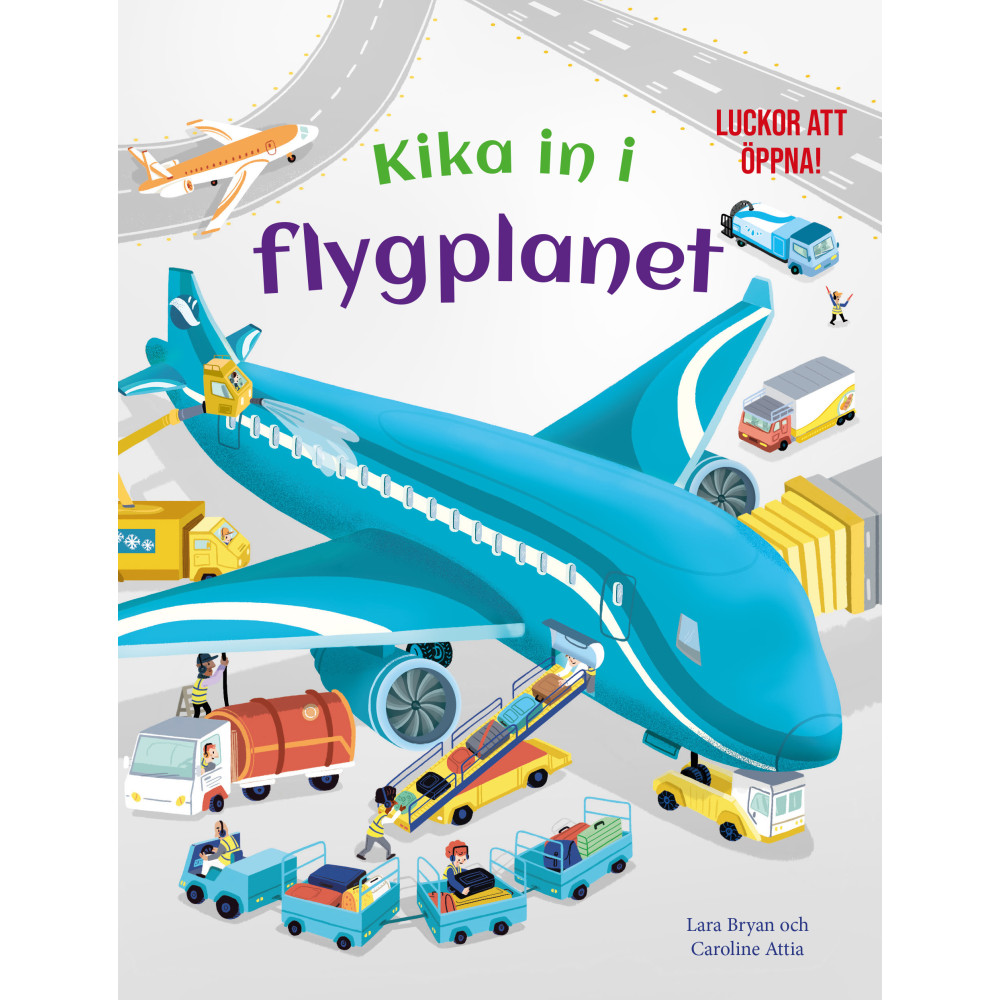 Produktbild för Kika in i flygplanet (bok, board book)