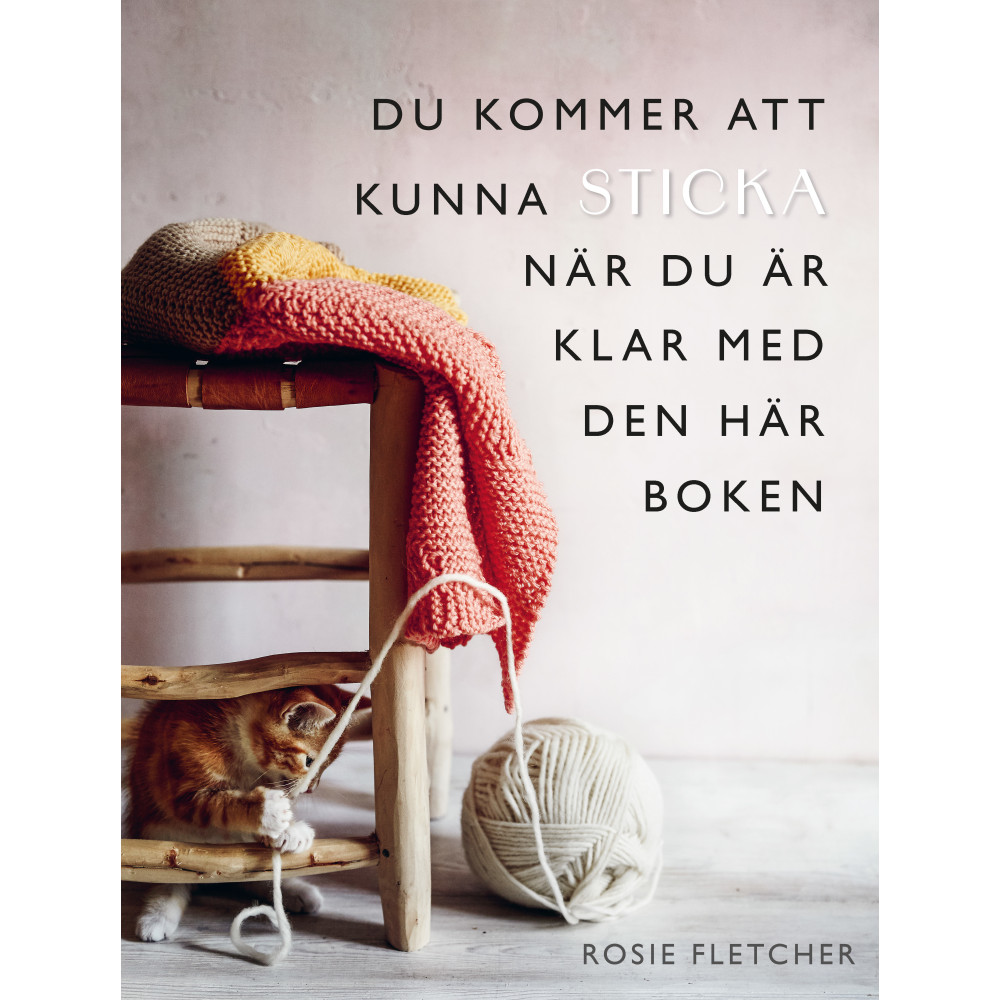 Produktbild för Du kommer att kunna sticka när du är klar med den här boken (bok, danskt band)