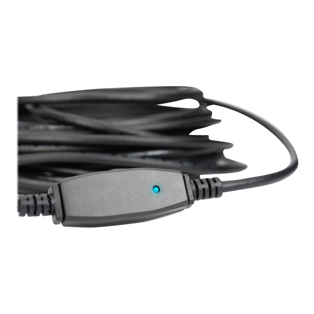 Produktbild för DIGITUS - USB-förlängningskabel - USB typ A till USB typ A - 15 m