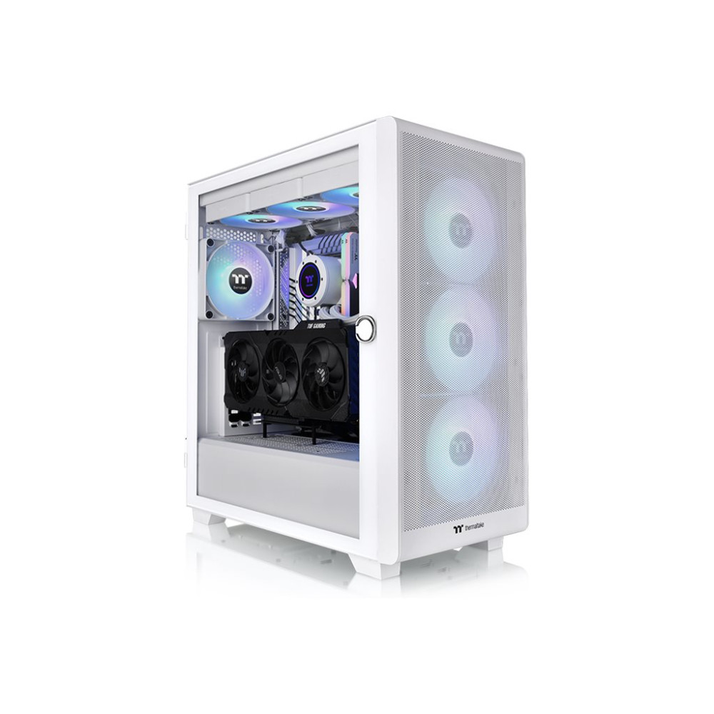 Produktbild för Thermaltake S Series S250 TG ARGB Snow - mid tower - utökad ATX
