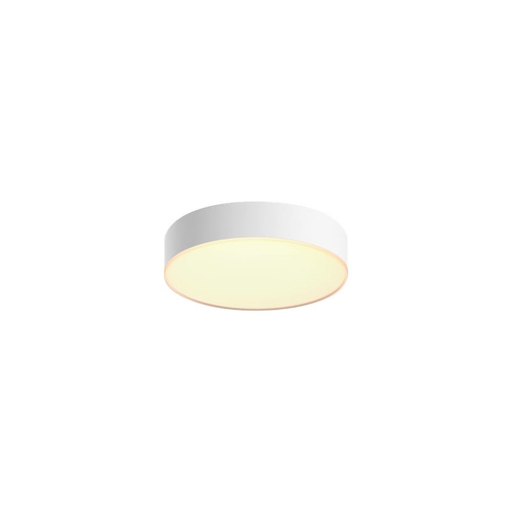 Produktbild för Philips Hue White ambiance Enrave Small - innertakslampa - LED - 9.6 W - varmt till kallt vitt ljus - 2200-6500 K - vit