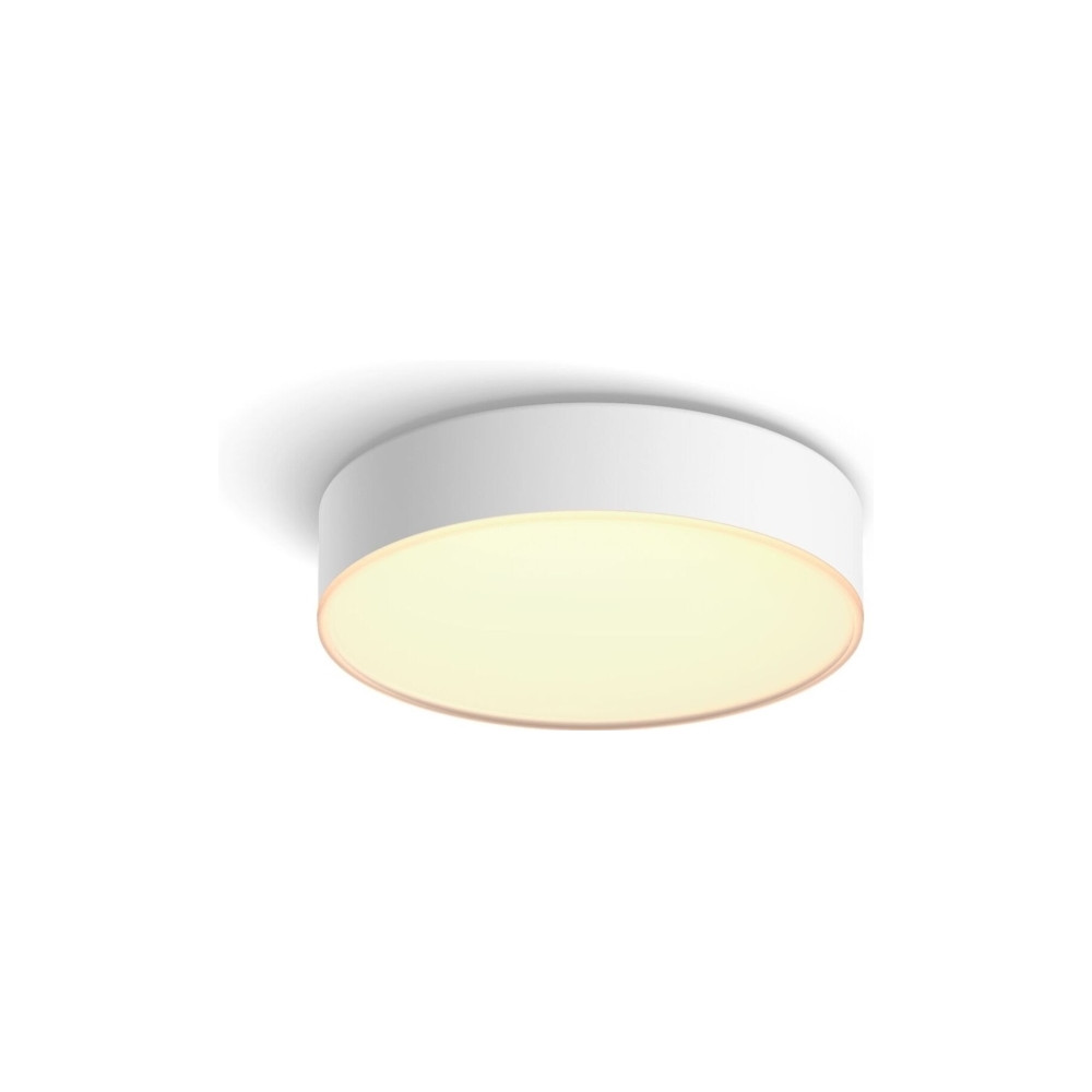 Produktbild för Philips Hue White ambiance Enrave Small - innertakslampa - LED - 9.6 W - varmt till kallt vitt ljus - 2200-6500 K - vit