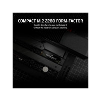 Produktbild för CORSAIR MP700 PRO XT - SSD - 1 TB - PCI Express 5.0 x4 (NVMe)