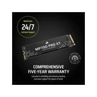 Produktbild för CORSAIR MP700 PRO XT - SSD - 1 TB - PCI Express 5.0 x4 (NVMe)