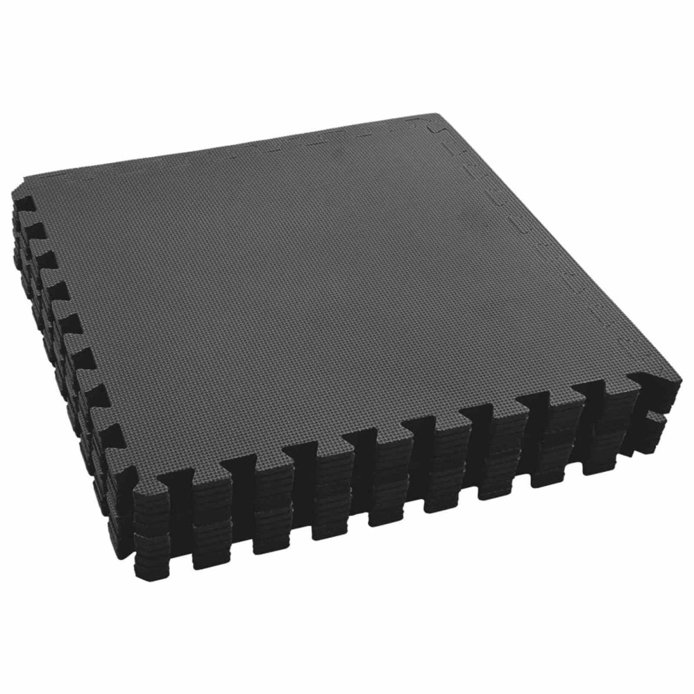 Produktbild för Pool grundmatta 12 pcs Svart 4,32 ㎡ EVA-skum
