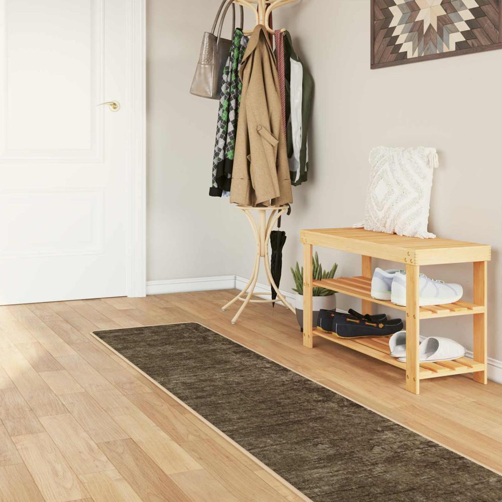 Produktbild för Mattlöpare MARSA Skogsgrön 50 x 400 cm Polyester och PVC
